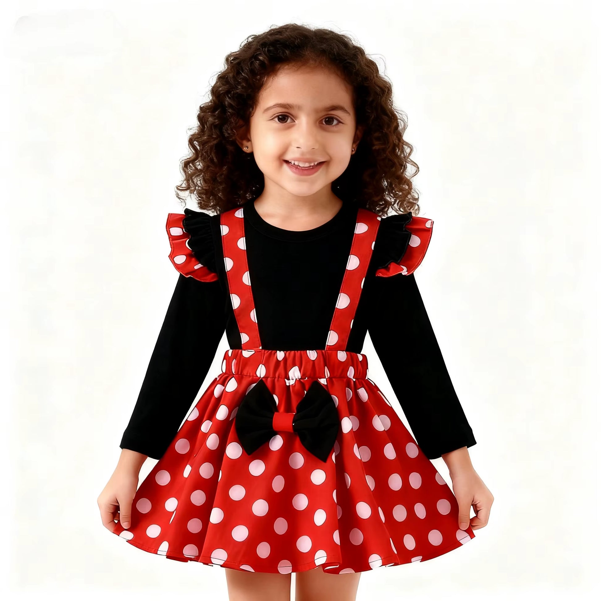 Magical Moments: Minnie-Inspired Birthday Outfit Set for Girls Aged 1–5